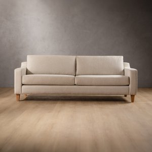 2.4m Douglas Fabric Couch Moonstone