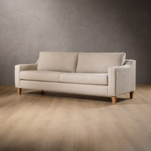 2.4m Douglas Fabric Couch Moonstone