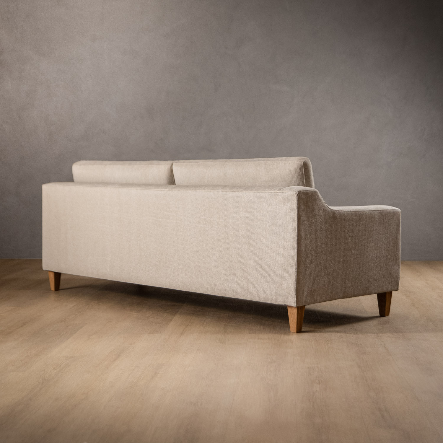 2.4m Douglas Fabric Couch Moonstone