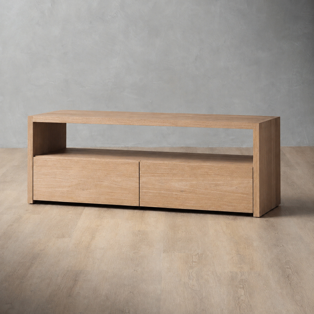 Linear TV Unit Oak