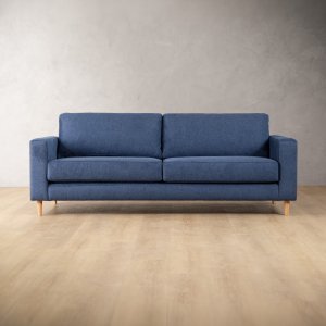 Parys 3-Seater Fabric Couch Sapphire Blue