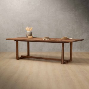2.6m Paternoster Dining Table - Blackwood