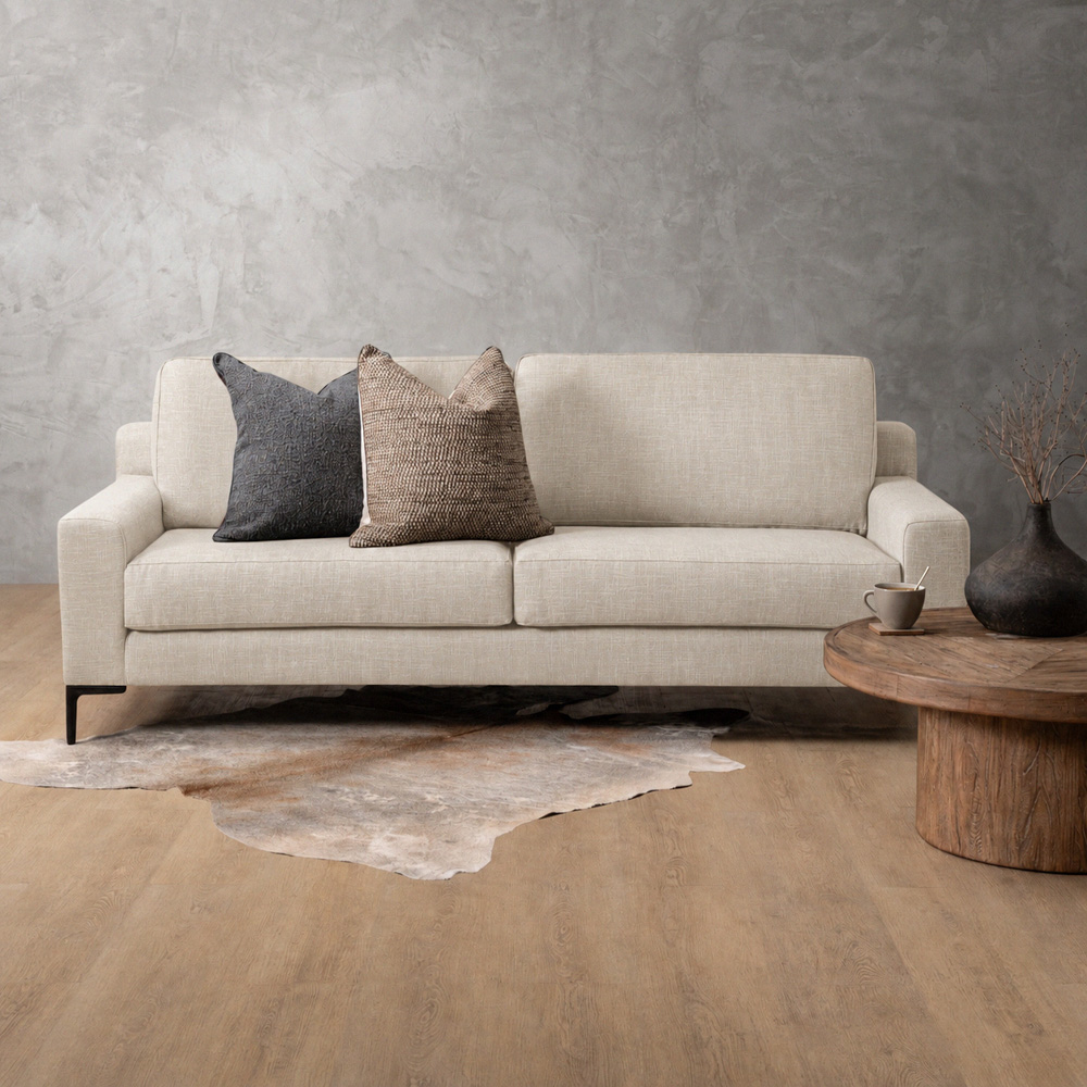 Tulbagh 3-Seater Fabric Couch Buttermilk