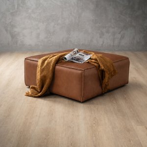 Havenwood Leather Ottoman
