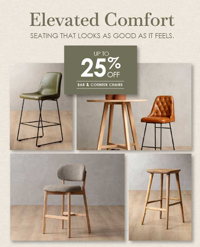 Bar Chair Promo Mobile Home Page Banner